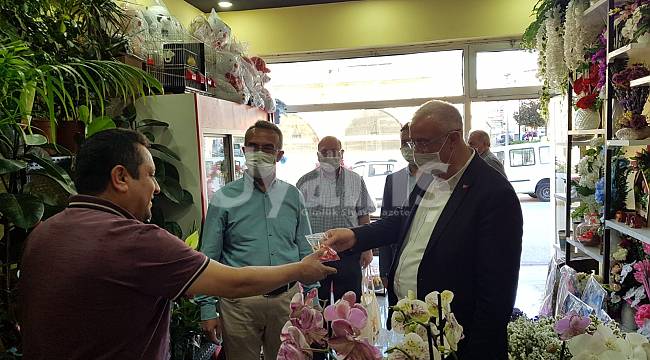 İl Başkanı Çağlayan ziyaretlerini sürdürüyor