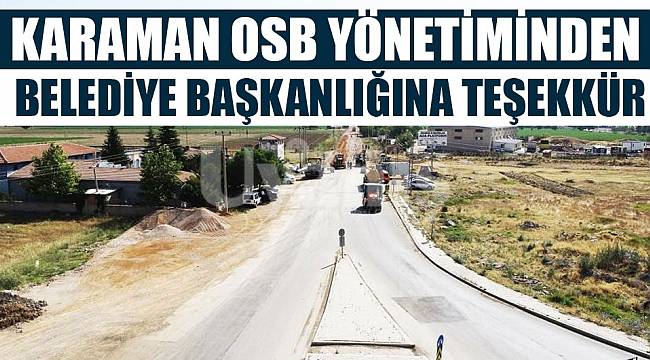 Kalaycı'ya OSB Yönetiminden Teşekkür
