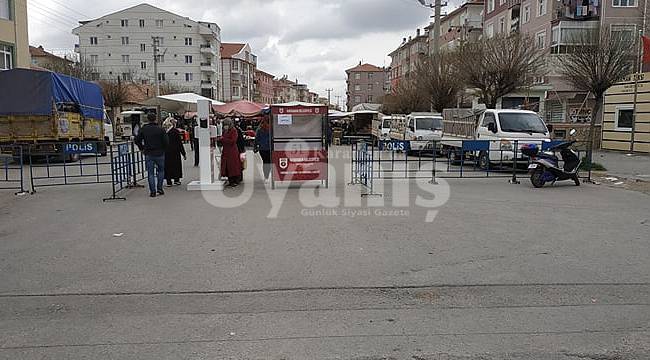 Karaman'da cumartesi pazarı pazar günü kurulacak