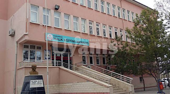 Karaman'da Halk Eğitim kursları başladı