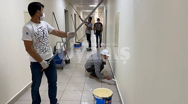 Karaman'da yurtlar karantina sonrası öğrenciler için hazırlanıyor