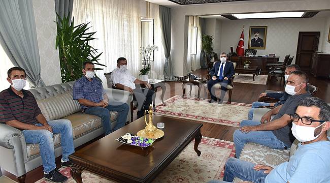 Madeni Tornacılar Odasından Vali Işık'a Ziyaret
