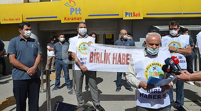 PTT çalışanlarından darp olayına tepki