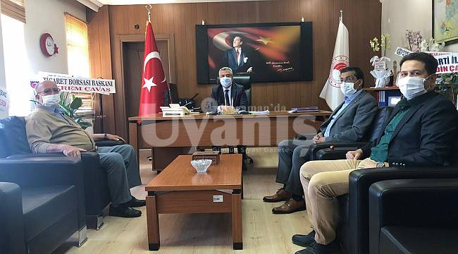 Ticaret Borsası’ndan Şahinbaş’a hayırlı olsun ziyareti