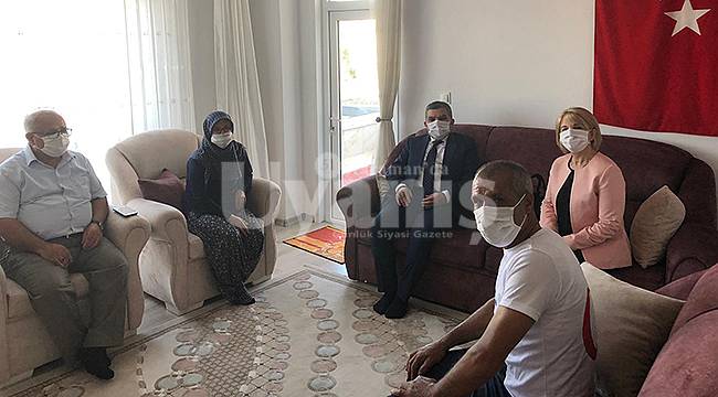Vali Işık Şehit Ailesi ziyaretlerine devam ediyor