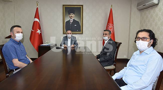 Vali Meral, Çevre ve Şehircilik İl Müdürlüğü heyetini kabul etti