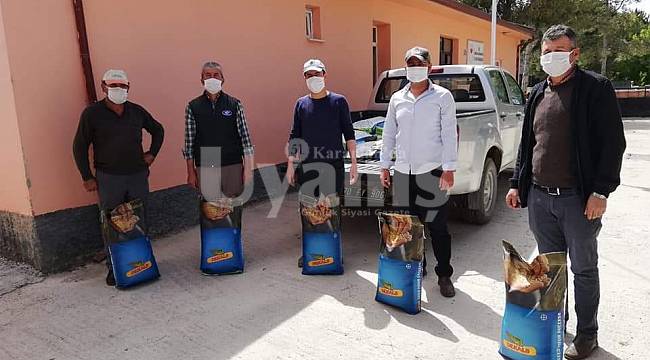 Yüzde 75 hibeli dane mısır tohumu dağıtımı yapıldı