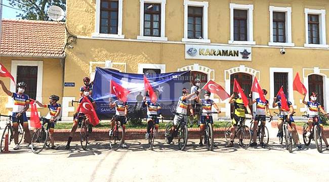 15 Temmuz Şehitleri için pedal çevirdiler
