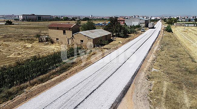 Açık Cezaevi Yolunda Asfaltlama Çalışması Başladı
