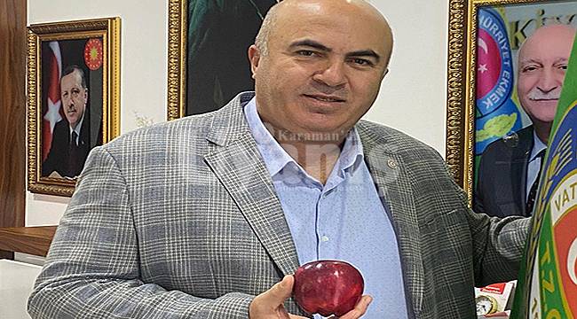 Bayram: “Elmamız Artık Karaman’dan ihracat yapılacak”