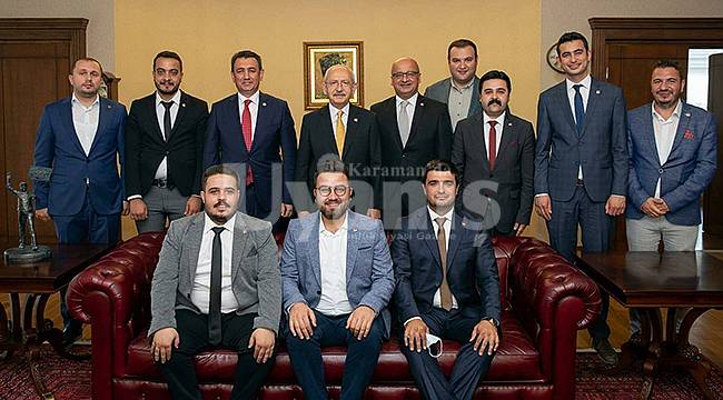 CHP Karaman heyeti Kılıçdaroğlu ile görüştü