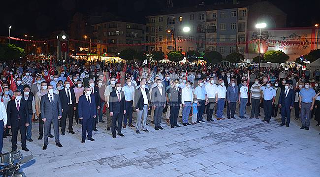 Karaman'da 15 Temmuz Demokrasi ve Milli Birlik Günü Kutlandı
