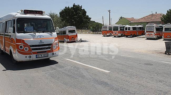 Karaman'da dolmuş ücretlerine zam