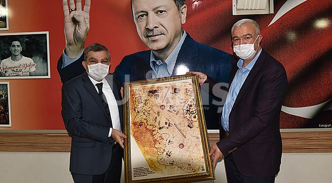 Karaman Valisi Işık, AK Parti'yi ziyaret etti