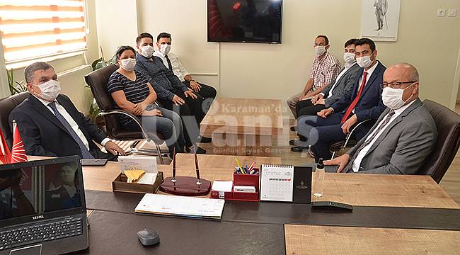 Karaman Valisi Işık'tan CHP'ye ziyaret