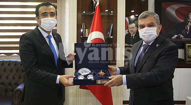 Vali Işık Başkan Kalaycı'yı ziyaret etti