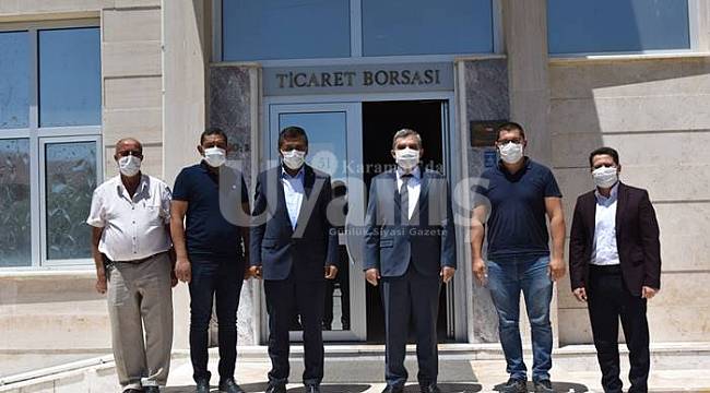 Vali Işık'tan Ticaret Borsası'na ziyaret