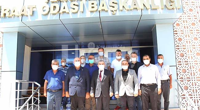 Vali Işık'tan Ziraat Odasına Ziyaret