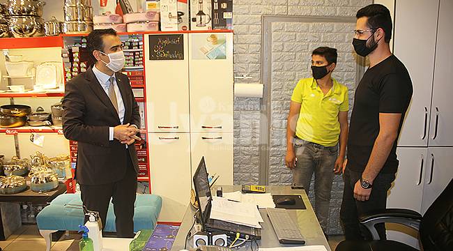 Başkan Kalaycı esnafları denetledi