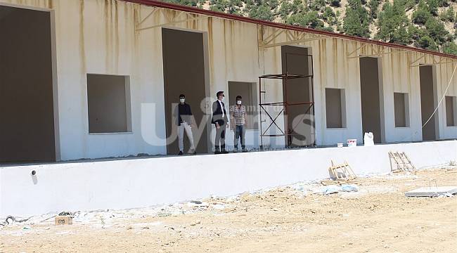 Ermenek Serper Meyve Sebze Deposundaki Çalışmalar Yerinde İncelendi