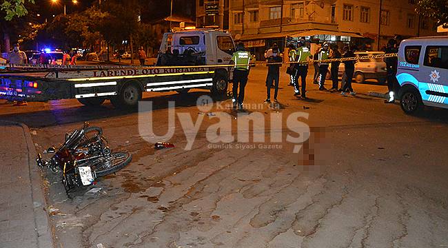 Kamyonetle çarpışan motosiklet sürücüsü ağır yaralandı