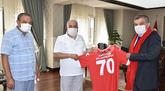 Karaman Belediyespor'dan Vali Işık'a ziyaret