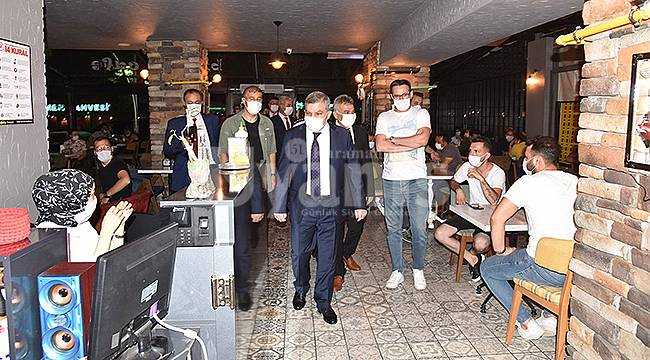 Karaman'da kovid-19 denetimler devam ediyor
