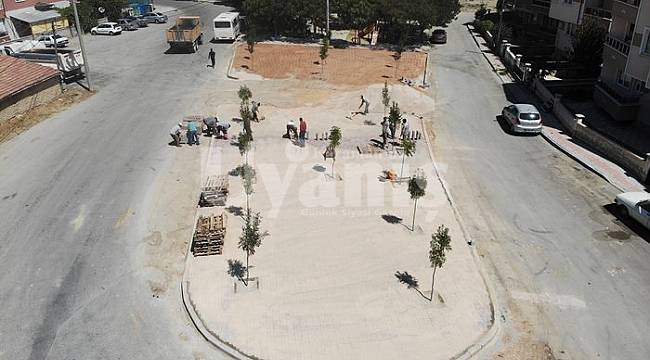 Karaman'da peyzaj düzenleme çalışmaları devam ediyor