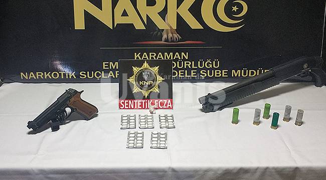 Karaman'da uyuşturucu operasyonu: 3 gözaltı