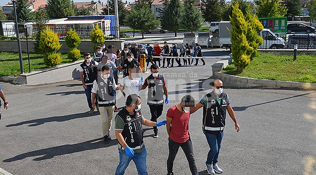 Karaman'daki uyuşturucu operasyonunda 11 kişi tutuklandı