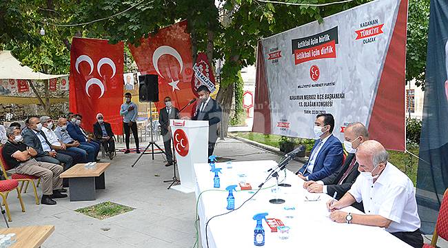 MHP Merkez İlçe Kongresi yapıldı, Gözel güven tazeledi