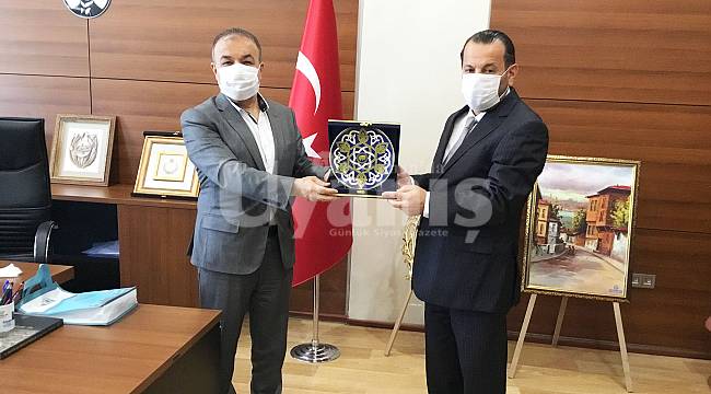 Rektör Akgül'den Rektör Aksoy'a hayırlı olsun ziyareti