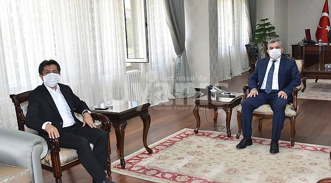 Sağlam'dan Vali Işık'a ziyaret