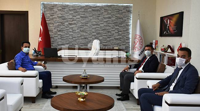 Ünver’den Milli Eğitim Müdürü Çalışkan’a hayırlı olsun ziyareti
