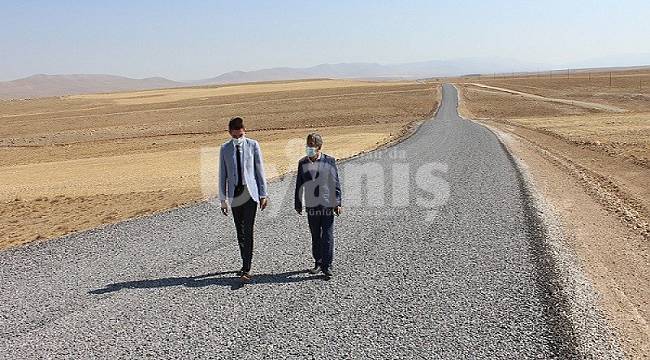 Ayrancı Kaymakamı Çakır'dan yol incelemesi