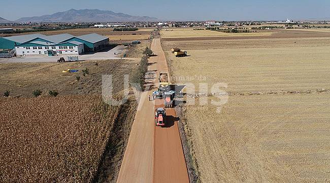 Belediye sanayi caddesinin 2. OSB yoluna bağlantı yolunu yeniliyor