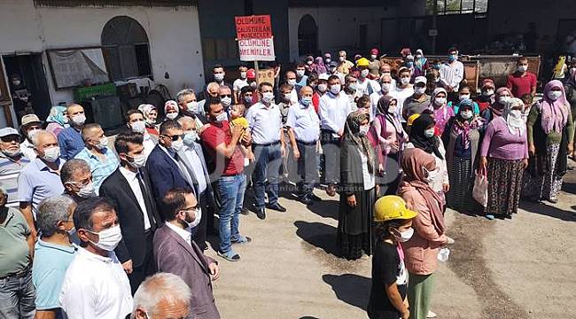 CHP Genel Başkan Yardımcısı Ağbaba Ermenekli madencileri ziyaret etti