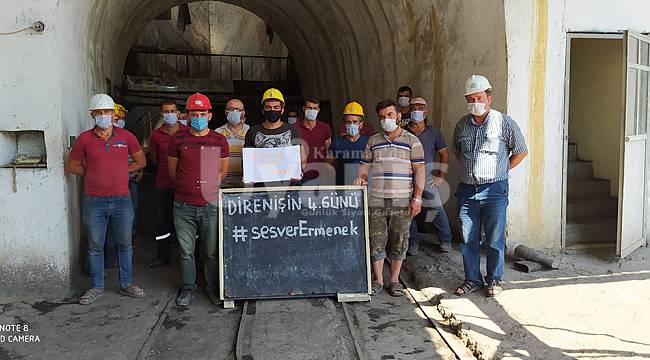 CHP #sesverErmenek hashtag'iyle madencilere destek verdi