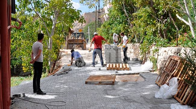 Ermenek'te kilitli parke çalışmaları devam ediyor