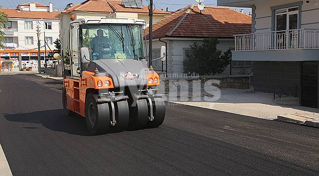 Karaman'da belediyenin yol çalışmaları devam ediyor