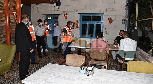 Karaman'da Covid-19 tedbirleri kapsamında denetimler yapıldı