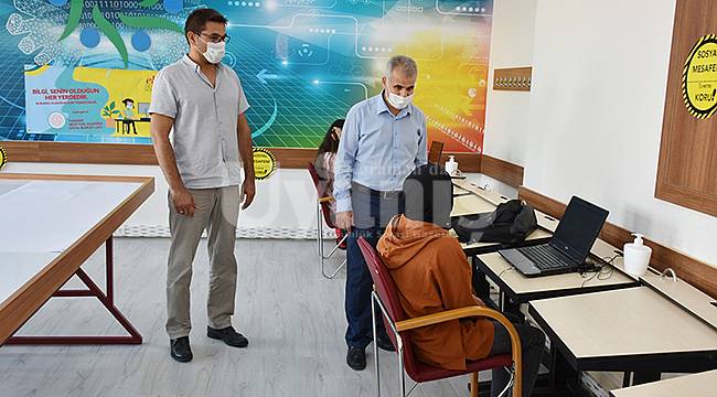 Karaman'da interneti olmayan öğrencilere EBA destek noktaları kuruldu