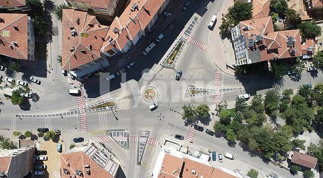 Karaman'da kavşaklarda çalışmalar sürüyor