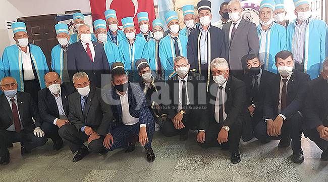 Karaman'da yılın ahileri törenle kaftan giydi