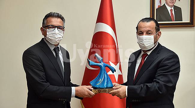 Rektör Aksoy'dan Rektör Akgül'e Ziyaret