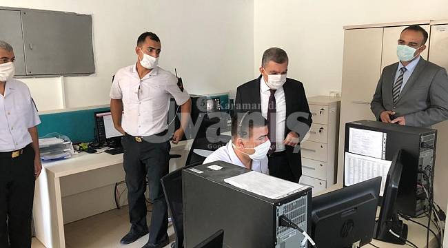Vali Işık, 112 Acil Çağrı Merkezini ziyaret etti