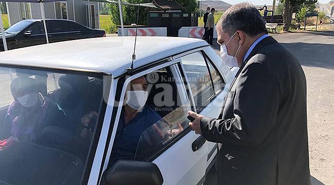 Vali Işık trafik uygulama noktalarında denetlemelerde bulundu