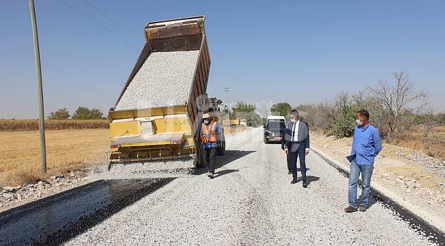 Ambar-Kavuklar-Böğecik köylerinin yolu asfaltlanıyor