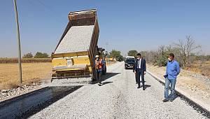Ambar-Kavuklar-Böğecik köylerinin yolu asfaltlanıyor