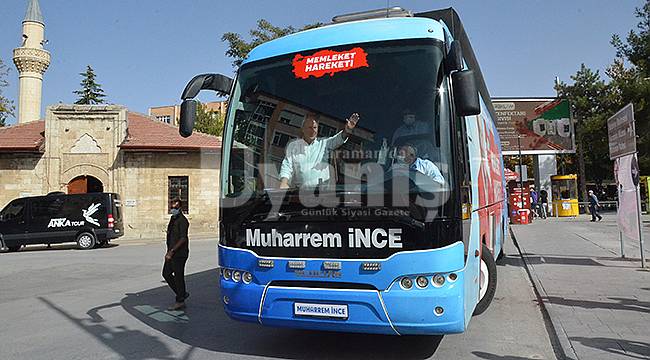 Eski CHP Milletvekili Muharrem İnce Karaman'ı ziyaret etti